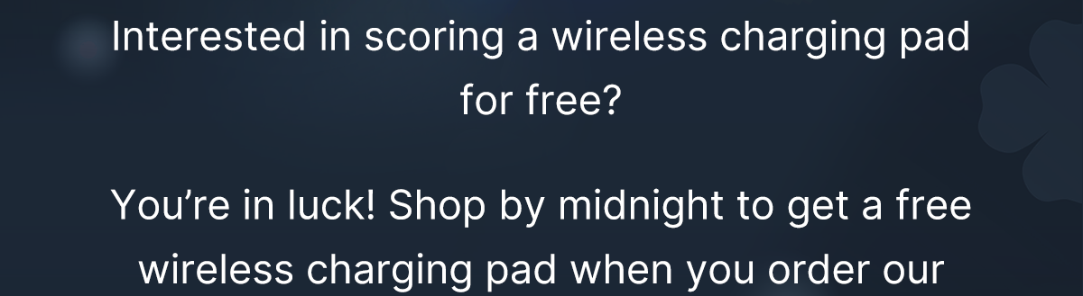 Interested in scoring a wireless charging pad for free? 