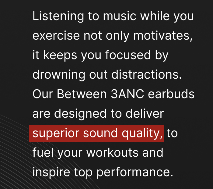 Listening to music while you exercise not only motivates, it keeps you focused by drowning out distractions.