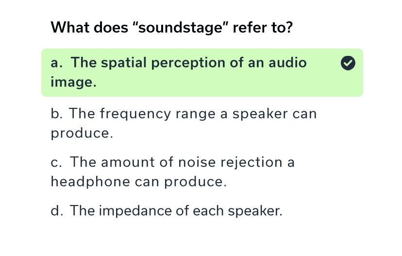 What is ‘soundstage’? Status