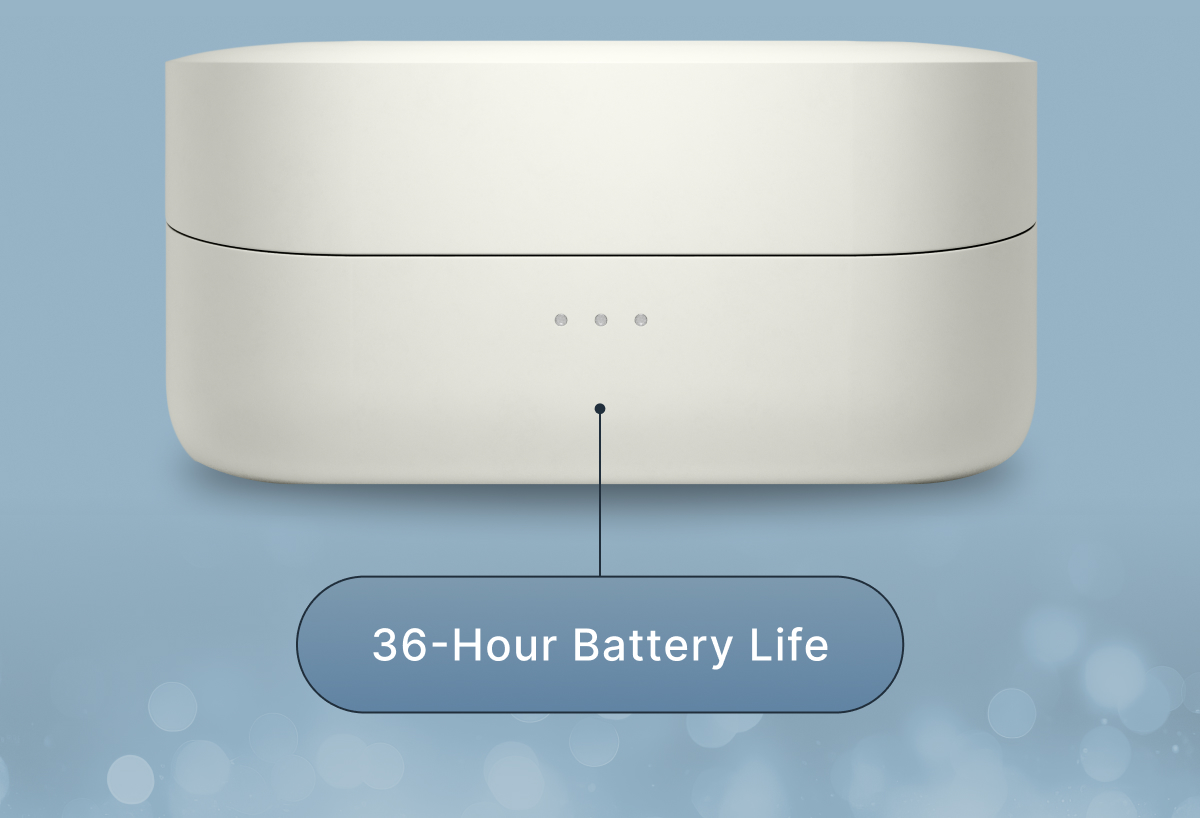 36-Hour Battery Life