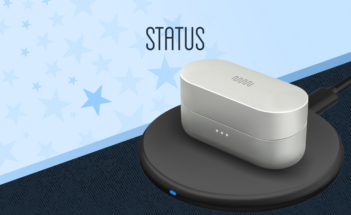 Status | Between 3ANC + Free Wireless Charging Pad