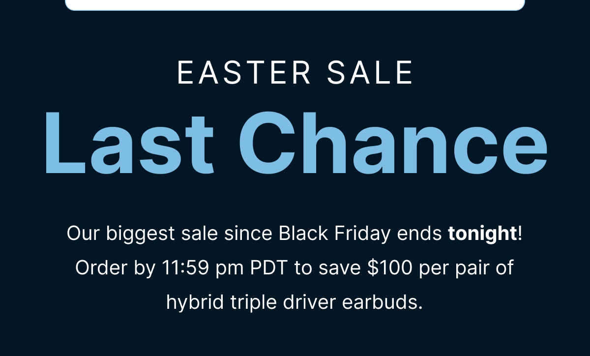 EASTER SALE Last Chance