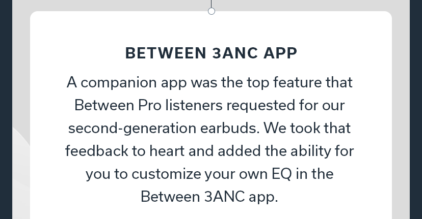 BETWEEN 3ANC APP