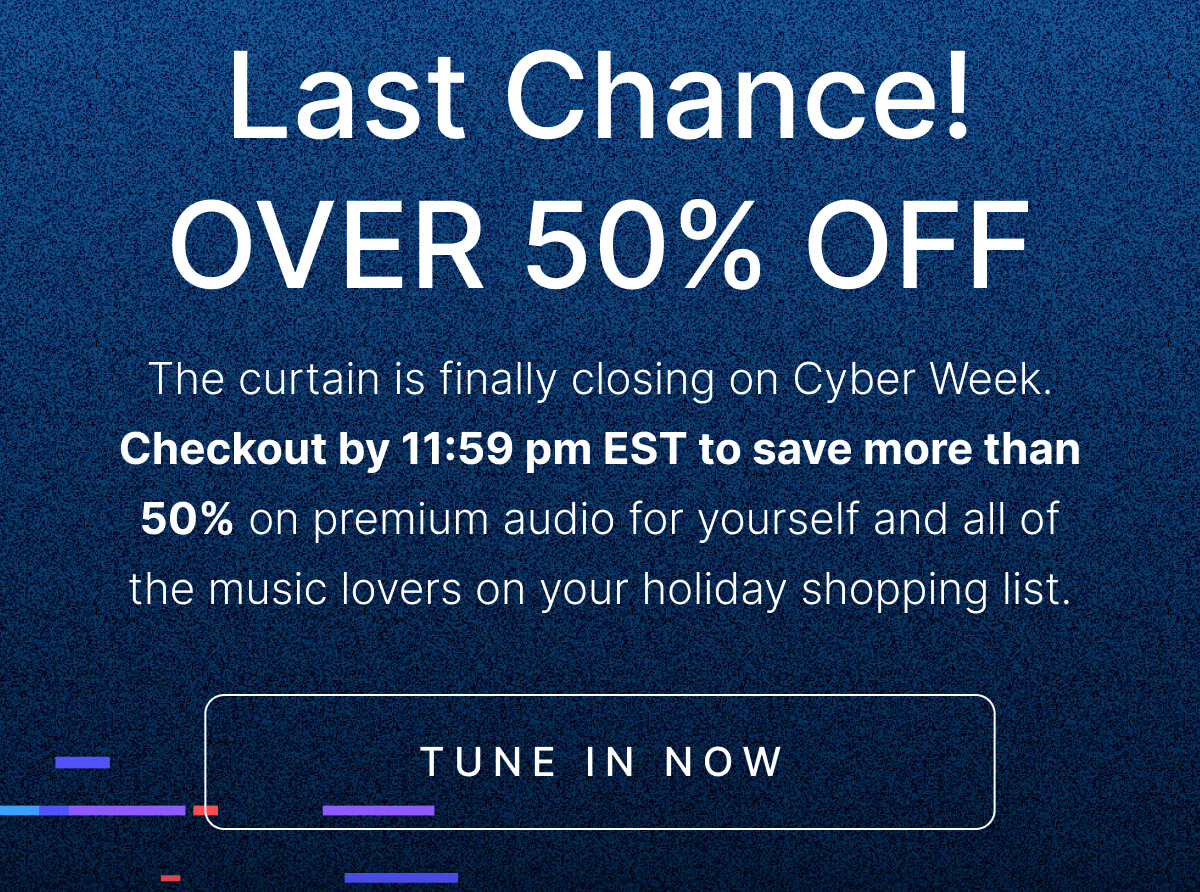 Last Chance! OVER 50% OFF - Checkout by 11:59 pm EST to save more than 50% on premium audio. TUNE IN NOW