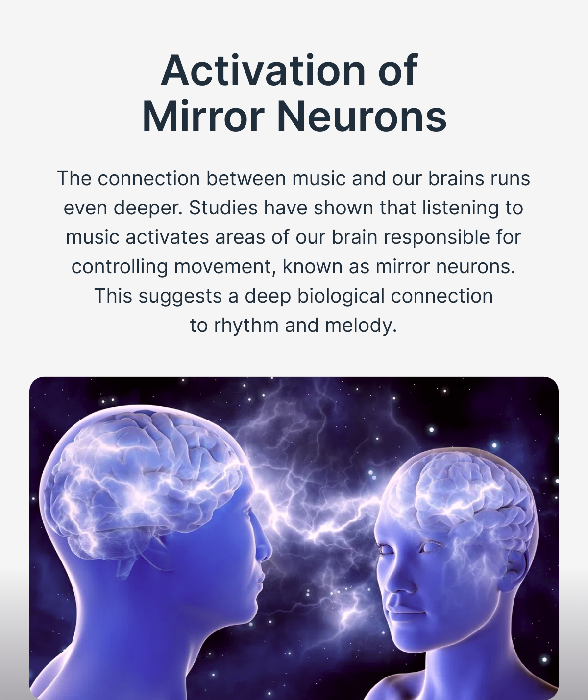 Activation of Mirror Neurons 