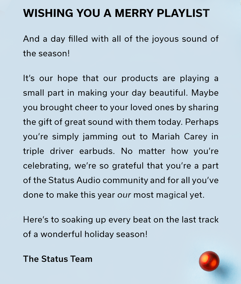 WISHING YOU A MERRY PLAYLIST