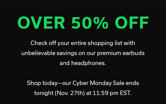 OVER 50% OFF