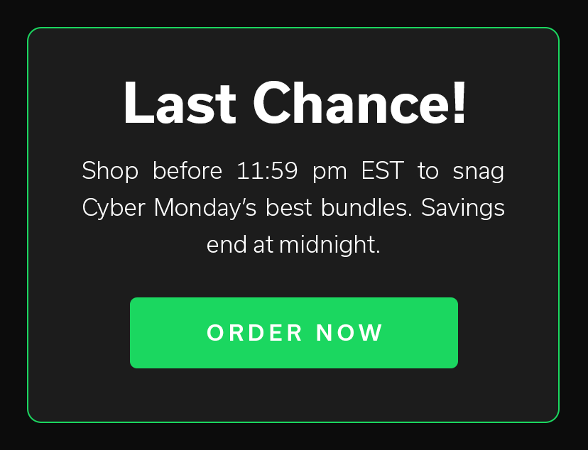 Last Chance!