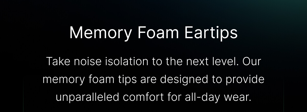 Memory Foam Eartips